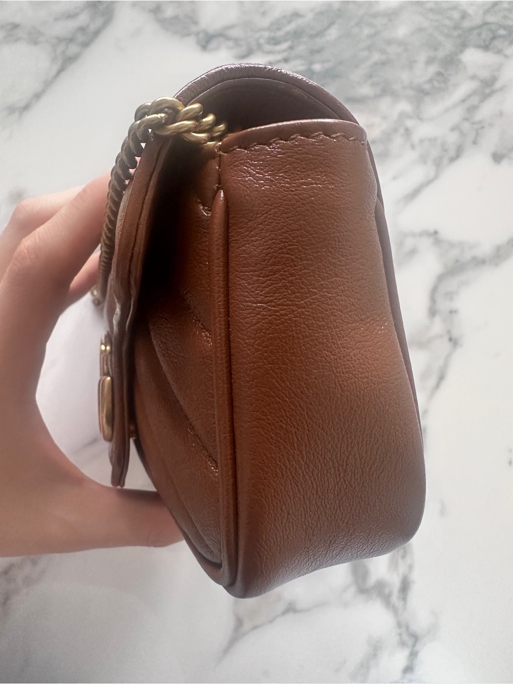 AUTHENTIC Gucci GG Marmont Super mini shoulder bag - Picture 7 of 15